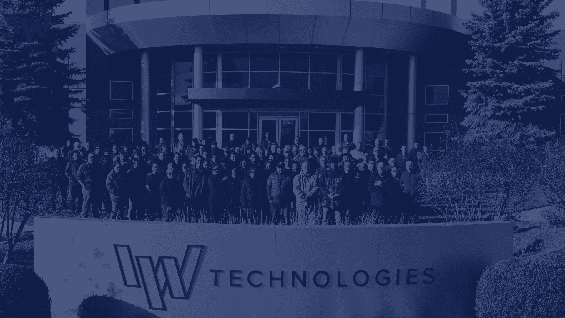 Blue tinted IW company image